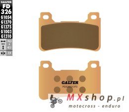 GALFER KLOCKI HAMULCOWE KH390 SPIEK METALICZNY (ZŁOTE) STREET PRZÓD (HONDA CBR 600RR '05-'16, CBR 1000RR '04-16, VFR 800F '14-18