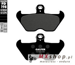 GALFER KLOCKI HAMULCOWE KH407 / KH246 PÓŁMETALICZNE BMW PRZÓD
