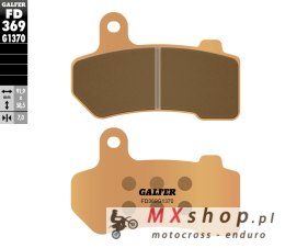 GALFER KLOCKI HAMULCOWE KH409 SPIEK METALICZNY (ZŁOTE) STREET HARLEY DAVIDSON