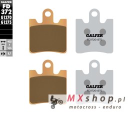 GALFER KLOCKI HAMULCOWE KH423/4 SPIEK METALICZNY (ZŁOTE) SPORT