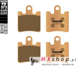 GALFER KLOCKI HAMULCOWE KH423/4 SPIEK METALICZNY (ZŁOTE) STREET