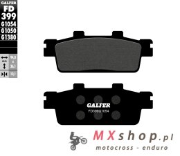 GALFER KLOCKI HAMULCOWE KH427 PÓŁMETALICZNE