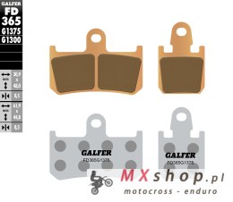 GALFER KLOCKI HAMULCOWE KH442/4 SPIEK METALICZNY (ZŁOTE) SPORT