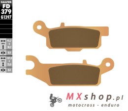 GALFER KLOCKI HAMULCOWE KH444 SPIEK METALICZNY (ZŁOTE) ATV YAMAHA YFM 550/700 PRAWY PRZÓD