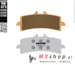 GALFER KLOCKI HAMULCOWE KH447 SPIEK METALICZNY (ZŁOTE) SPORT, PRZÓD (BREMBO)