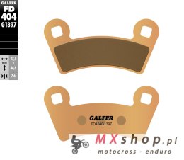 GALFER KLOCKI HAMULCOWE KH456 SPIEK METALICZNY (ZŁOTE) ATV POLARIS PRZÓD