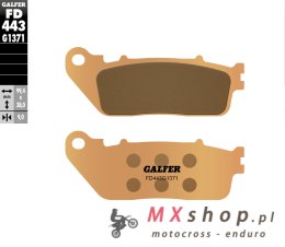 GALFER KLOCKI HAMULCOWE KH488 SPIEK METALICZNY (ZŁOTE) STREET