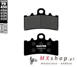 GALFER KLOCKI HAMULCOWE KH606 PÓŁMETALICZNE