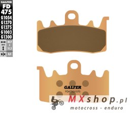 GALFER KLOCKI HAMULCOWE KH630 SPIEK METALICZNY (ZŁOTE) STREET PRZÓD BMW / DUCATI / TRIUMPH