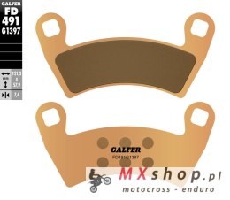 GALFER KLOCKI HAMULCOWE KH656 SPIEK METALICZNY (ZŁOTE) ATV PRZÓD