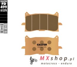 GALFER KLOCKI HAMULCOWE KH679 SPEIK METALICZNY (ZŁOTE) STREET