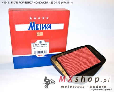 MIW (MEIWA) FILTR POWIETRZA HONDA CBR 125 04-13 (HFA1113) (50) MIW (MEIWA) FILTR POWIETRZA HONDA CBR 125 04-13 (HFA1113) (50)