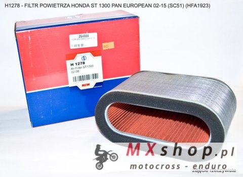 MIW (MEIWA) FILTR POWIETRZA HONDA ST 1300 PAN EUROPEAN 02-15 (SC51) (HFA1923) MIW (MEIWA) FILTR POWIETRZA HONDA ST 1300 PAN EUROPEAN 02-15 (SC51) (HFA1923)