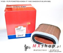 MIW (MEIWA) FILTR POWIETRZA HONDA VT 1100C SHADOW 87-06 (HFA1908)