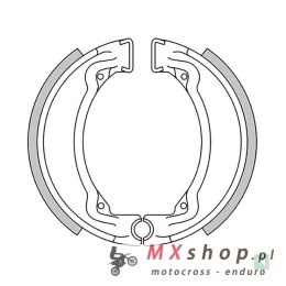 NEWFREN WYPRZEDAŻ SZCZĘKI HAMULCOWE YAMAHA DT 50 78-86 ,RD 50/80 , YZ 80 , TY 125/250 77-92 ( 110X25MM)