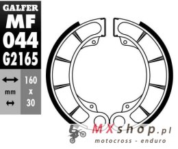 GALFER SZCZĘKI HAMULCOWE TYŁ SH351 HONDA FES 250 FORESIGHT '97-'01, PANTHEON 125/150 '98-'02, PS 250 '04-, TRX 420 FOURTRAX/RANC