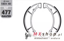 GALFER SZCZĘKI HAMULCOWE TYŁ SH512 YAMAHA XJ 550 '81-'84, XV 750 VIRAGO '92-'94, XV 750 SPECJAL '81-'84, XZ 550 '82-'84, YX 600 