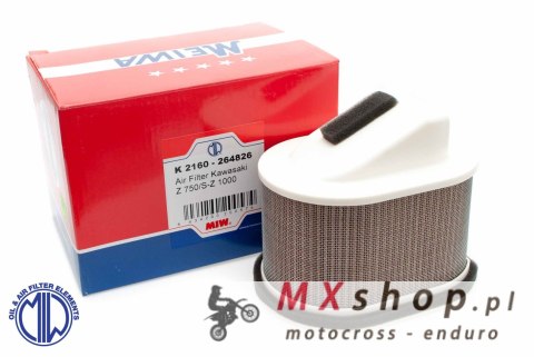 MIW (MEIWA) FILTR POWIETRZA KAWASAKI Z 750 (05-12) Z 1000 (03-09) (HFA2707) (OEM:11013-1302) (50) MIW (MEIWA) FILTR POWIETRZA KAWASAKI Z 750 (05-12) Z 1000 (03-09) (HFA2707) (OEM:11013-1302) (50)