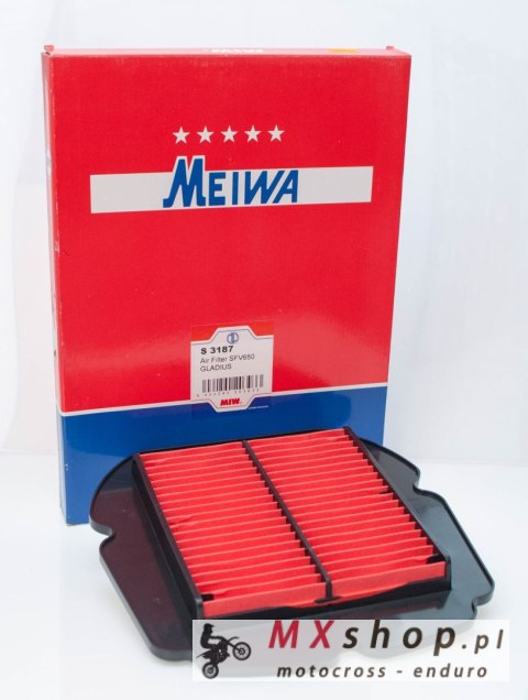 MIW (MEIWA) FILTR POWIETRZA SUZUKI SFV 650 GLADIUS 09-14 (HFA3618) MIW (MEIWA) FILTR POWIETRZA SUZUKI SFV 650 GLADIUS 09-14 (HFA3618)