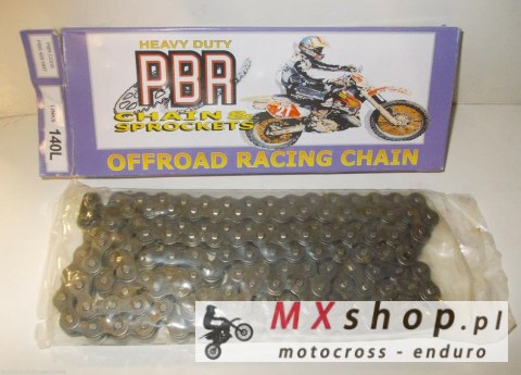 PBR ŁAŃCUCH 420H-140 (140 OGNIW) BEZ ORINGÓW MOTOCROSS DO 85CM (420/140) PBR ŁAŃCUCH 420H-140 (140 OGNIW) BEZ ORINGÓW MOTOCROSS DO 85CM (420/140)