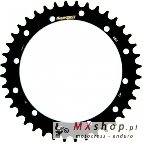 SUPERSPROX ZĘBATKA TYLNA 856 40 YAMAHA TT 600 R/S 93-03, YFS 200`88-06, YFM 350 (JTR853.40) KOLOR CZARNY STALOWA SUPERSPROX ZĘBATKA TYLNA 856 40 YAMAHA TT 600 R/S 93-03, YFS 200`88-06, YFM 350 (JTR853.40) KOLOR CZARNY STALOWA
