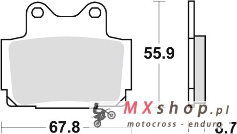 TRW ZF KLOCKI HAMULCOWE KH104 ORGANIC YAMAHA TZR 125 88-92, FZS 600 98-03, SRX 600 86-95, XJ 600 / DIVERSION 92-03, PRZÓD / TYŁ TRW ZF KLOCKI HAMULCOWE KH104 ORGANIC YAMAHA TZR 125 88-92, FZS 600 98-03, SRX 600 86-95, XJ 600 / DIVERSION 92-03, PRZÓD / TYŁ
