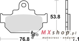 TRW ZF KLOCKI HAMULCOWE KH106 ORGANIC SUZUKI GZ 125 98-04, VL 125 00-08, LS SAVAGE 650 86-01, PRZÓD