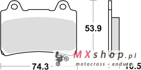 TRW ZF KLOCKI HAMULCOWE KH123 ORGANIC YAMAHA SRX 600 88-95, FZ 750 89-94, XV 750 92-94, TDM 850 91-96, FJ 1200 88-97, XVZ 1300 8 TRW ZF KLOCKI HAMULCOWE KH123 ORGANIC YAMAHA SRX 600 88-95, FZ 750 89-94, XV 750 92-94, TDM 850 91-96, FJ 1200 88-97, XVZ 1300 8