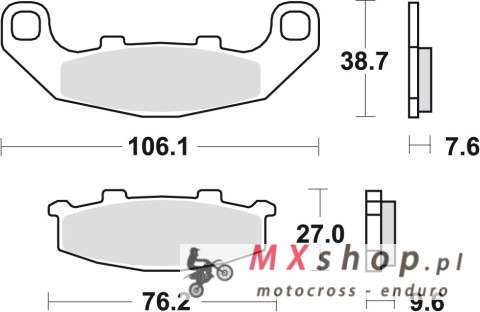 TRW ZF KLOCKI HAMULCOWE KH141 ORGANIC KAWASAKI GPZ 500 94-04, ZR 550 91-95, SUZUKI RGV 250 91-92, GSX 1100 G 94-95, PRZÓD/TYŁ (P TRW ZF KLOCKI HAMULCOWE KH141 ORGANIC KAWASAKI GPZ 500 94-04, ZR 550 91-95, SUZUKI RGV 250 91-92, GSX 1100 G 94-95, PRZÓD/TYŁ (P