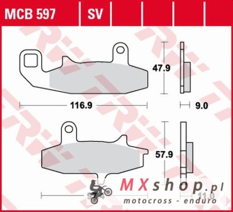TRW ZF KLOCKI HAMULCOWE KH147 SINTER STREET SUZUKI DR 650 90-96, DR 750 88-89, DR 800 88-91, PRZÓD (PROMOCJA) TRW ZF KLOCKI HAMULCOWE KH147 SINTER STREET SUZUKI DR 650 90-96, DR 750 88-89, DR 800 88-91, PRZÓD (PROMOCJA)