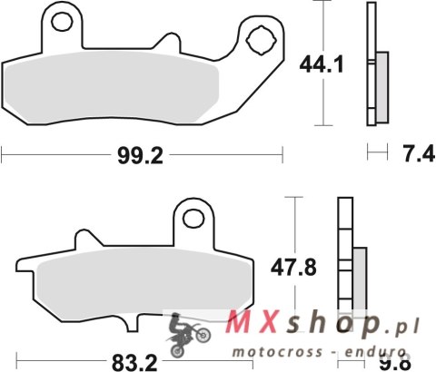 TRW ZF KLOCKI HAMULCOWE KH157 SINTER STREET SUZUKI RG V250 93-95 DR 600 / 650 89-96 DR 750 89, DR 800 90-91, TYŁ TRW ZF KLOCKI HAMULCOWE KH157 SINTER STREET SUZUKI RG V250 93-95 DR 600 / 650 89-96 DR 750 89, DR 800 90-91, TYŁ