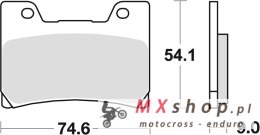 TRW ZF KLOCKI HAMULCOWE KH160 ORGANIC YAMAHA FZR 600 90-95, TDM 850 96-01, FZR 1000 89-90, V-MAX 1200 96-02, PRZÓD (PROMOCJA)