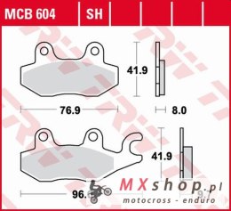 TRW ZF KLOCKI HAMULCOWE KH165/2 ORGANIC SUZUKI DR 800 97-99, TRIUMPH TIGER 1050 07-13, DYTONA 1200 93-97, TROPHY 1200 94-03, YAM