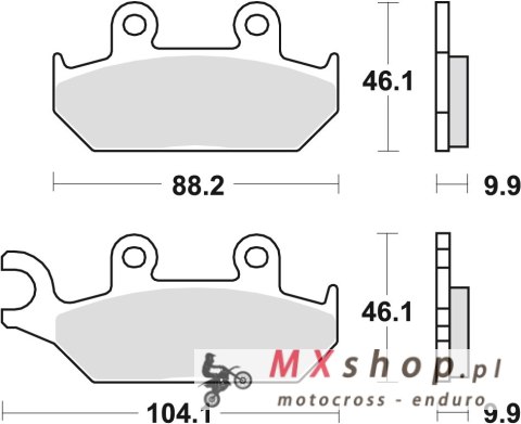 TRW ZF KLOCKI HAMULCOWE KH172 SINTER STREET YAMAHA XT 600 90-03, XTZ 660 91-99, PRZÓD (PROMOCJA) TRW ZF KLOCKI HAMULCOWE KH172 SINTER STREET YAMAHA XT 600 90-03, XTZ 660 91-99, PRZÓD (PROMOCJA)