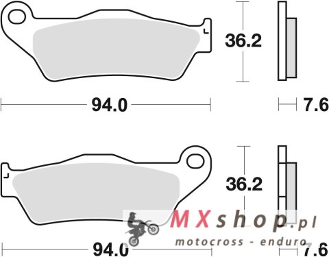 TRW ZF KLOCKI HAMULCOWE KH181 ORGANIC BMW R 1200 HP2 04-10 R-NINE T '13-, K 1300 GT 09-15, KTM EXC 525 03-07, LC4 ADV 97-01, 790 TRW ZF KLOCKI HAMULCOWE KH181 ORGANIC BMW R 1200 HP2 04-10 R-NINE T '13-, K 1300 GT 09-15, KTM EXC 525 03-07, LC4 ADV 97-01, 790