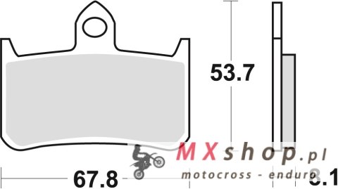 TRW ZF KLOCKI HAMULCOWE KH187 SINTER RACING HONDA RVF 750 94-97, CB 900 HORNET 02-06, CB 1300 X4 97-99, KAWASAKI KLR 250 82-84, TRW ZF KLOCKI HAMULCOWE KH187 SINTER RACING HONDA RVF 750 94-97, CB 900 HORNET 02-06, CB 1300 X4 97-99, KAWASAKI KLR 250 82-84,