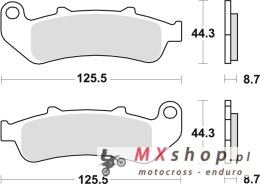 TRW ZF KLOCKI HAMULCOWE KH189 ORGANIC HONDA CBR 1000 F DUAL 93-00, PRZÓD/TYŁ (WYPRZEDAŻ)