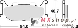 TRW ZF KLOCKI HAMULCOWE KH199 SINTER STREET YAMAHA XV/XVS 125 97-04, FZ6 04-10, XJ6 09-16, MT-03 06-14, XVS 1100/1300 99-16 PRZÓ