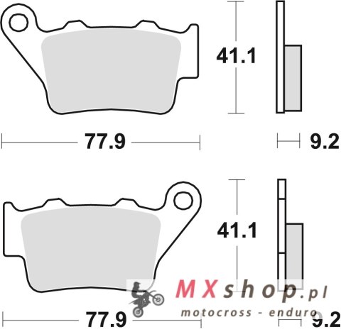 TRW ZF KLOCKI HAMULCOWE KH208 ORGANIC APRILIA PEGASO 650 01-10, ETV 1200 CAPONORD 13-17, HONDA NX 650 DOMINATOR 95-01, YAMAHA MT TRW ZF KLOCKI HAMULCOWE KH208 ORGANIC APRILIA PEGASO 650 01-10, ETV 1200 CAPONORD 13-17, HONDA NX 650 DOMINATOR 95-01, YAMAHA MT