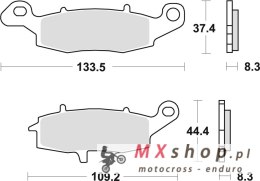 TRW ZF KLOCKI HAMULCOWE KH231 SINTER STREET KAWASAKI ER6 06-16, VERSYS 650 07-14, Z 750, 04-06, ZR7 99-04, W 800 '11-, GPZ 1100 