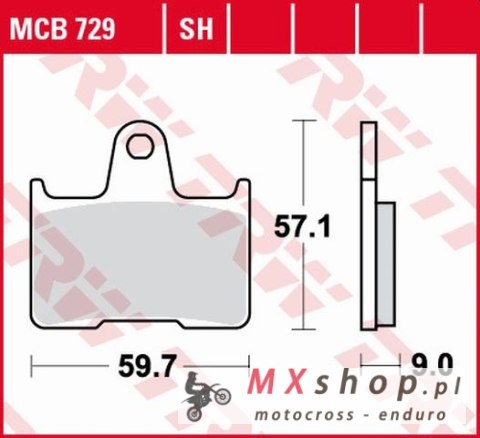 TRW ZF KLOCKI HAMULCOWE KH254 ORGANIC SUZUKI GSXR 600 04-05, GSF 650 05-06, GSXR 750 04-05, GSX 1400 01-07, TYŁ TRW ZF KLOCKI HAMULCOWE KH254 ORGANIC SUZUKI GSXR 600 04-05, GSF 650 05-06, GSXR 750 04-05, GSX 1400 01-07, TYŁ
