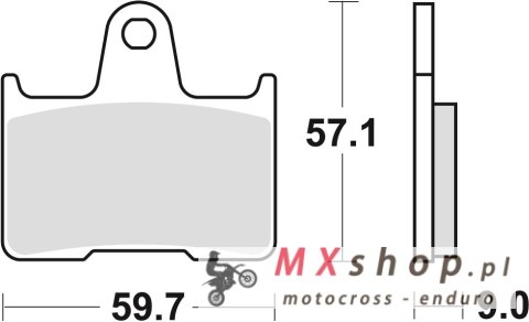 TRW ZF KLOCKI HAMULCOWE KH254 SINTER STREET SUZUKI GSXR 600 04-05, GSF 650 05-06, GSXR 750 04-05, GSX 1400 01-07, TYŁ TRW ZF KLOCKI HAMULCOWE KH254 SINTER STREET SUZUKI GSXR 600 04-05, GSF 650 05-06, GSXR 750 04-05, GSX 1400 01-07, TYŁ
