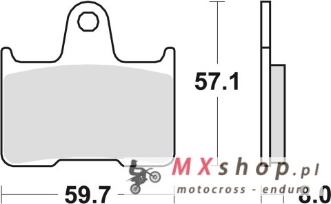 TRW ZF KLOCKI HAMULCOWE KH254 SINTER STREET VT 750 10-15 CB 1300 98-02 CB 1300 X4 97-99, KAWASAKI ZX7RR 96-99, TYŁ (PROMOCJA) TRW ZF KLOCKI HAMULCOWE KH254 SINTER STREET VT 750 10-15 CB 1300 98-02 CB 1300 X4 97-99, KAWASAKI ZX7RR 96-99, TYŁ (PROMOCJA)