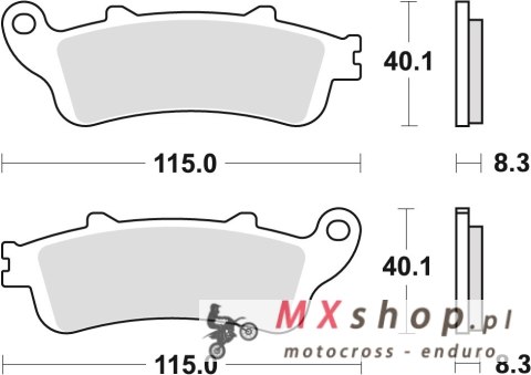 TRW ZF KLOCKI HAMULCOWE KH261 SINTER STREET HONDA NT 650 V DEAUVILLE 02-05 VFR 800 98-13, XL 1000 V 99-13 CBR 1100 97-08 STX 130 TRW ZF KLOCKI HAMULCOWE KH261 SINTER STREET HONDA NT 650 V DEAUVILLE 02-05 VFR 800 98-13, XL 1000 V 99-13 CBR 1100 97-08 STX 130