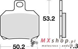 TRW ZF KLOCKI HAMULCOWE KH266 ORGANIC APRILIA ETV 1000 CAPONORD 01-09 RSV 1000 98-10 RSV4 1000 13-, KTM 1190 RC8 08-15 1290 SUPE