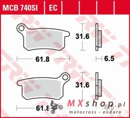 TRW ZF KLOCKI HAMULCOWE KH357 SINTER OFFROAD KTM SX 65 02-, SX 85 03-11, PRZÓD/TYŁ (PROMOCJA)