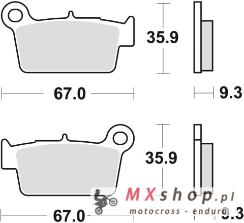 TRW ZF KLOCKI HAMULCOWE KH367 SINTER OFFROAD KAWASAKI KXF 250 04-, KLX 450 07-, KXF 450 04-, KXE 450 10-, SUZUKI RMZ 250 04-, RM TRW ZF KLOCKI HAMULCOWE KH367 SINTER OFFROAD KAWASAKI KXF 250 04-, KLX 450 07-, KXF 450 04-, KXE 450 10-, SUZUKI RMZ 250 04-, RM