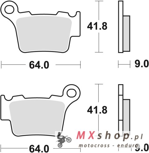 TRW ZF KLOCKI HAMULCOWE KH368 SINTER OFFROAD (WYCZYNOWE) BMW G 450 X / SMR 08-11, KTM EXC / SX 125 04-16, EXC / SX 250 03-17, EX TRW ZF KLOCKI HAMULCOWE KH368 SINTER OFFROAD (WYCZYNOWE) BMW G 450 X / SMR 08-11, KTM EXC / SX 125 04-16, EXC / SX 250 03-17, EX
