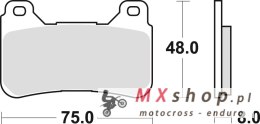 TRW ZF KLOCKI HAMULCOWE KH390 SINTER STREET HONDA CBR 600 RR 05-16, CBR 1000 FIREBLADE 04-16, PRZÓD