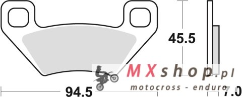 TRW ZF KLOCKI HAMULCOWE KH395 SINTER OFFROAD ARCTIC CAT ATV 300 10-, TRV 450 11-, TBX / TRV 500 05-, PROWLER 700 08-, TRV 1000 0 TRW ZF KLOCKI HAMULCOWE KH395 SINTER OFFROAD ARCTIC CAT ATV 300 10-, TRV 450 11-, TBX / TRV 500 05-, PROWLER 700 08-, TRV 1000 0